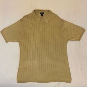 Vintage Barneys New York collared 1/4 zip up polo 👕 sz XL